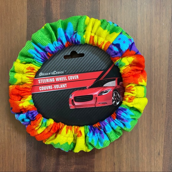 Other - Steering wheel cover tie dye